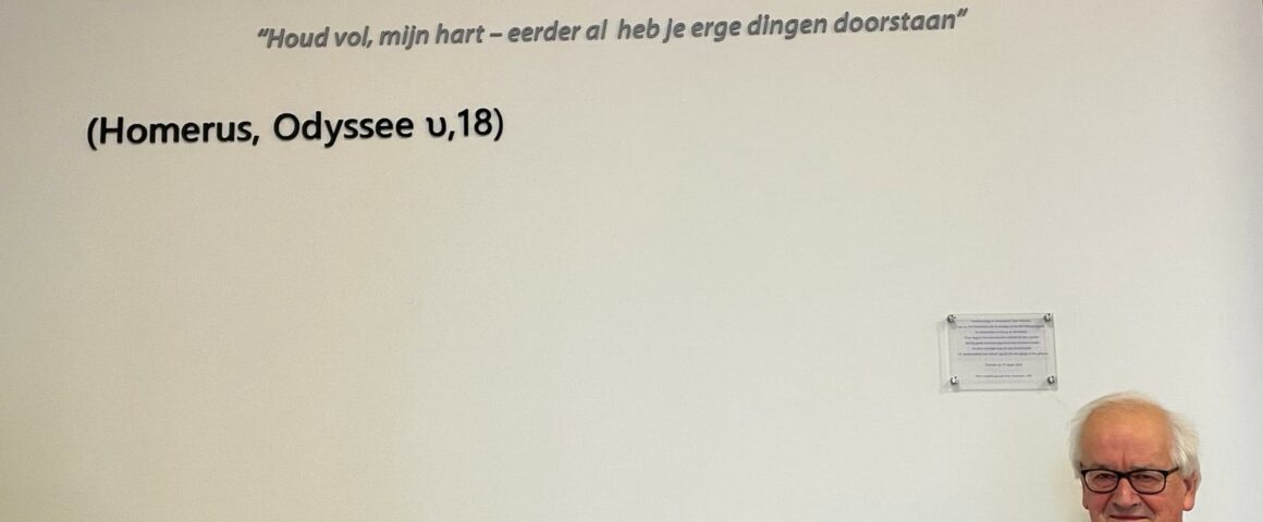 Jaap Toorenaar voor het citaat van Homerus