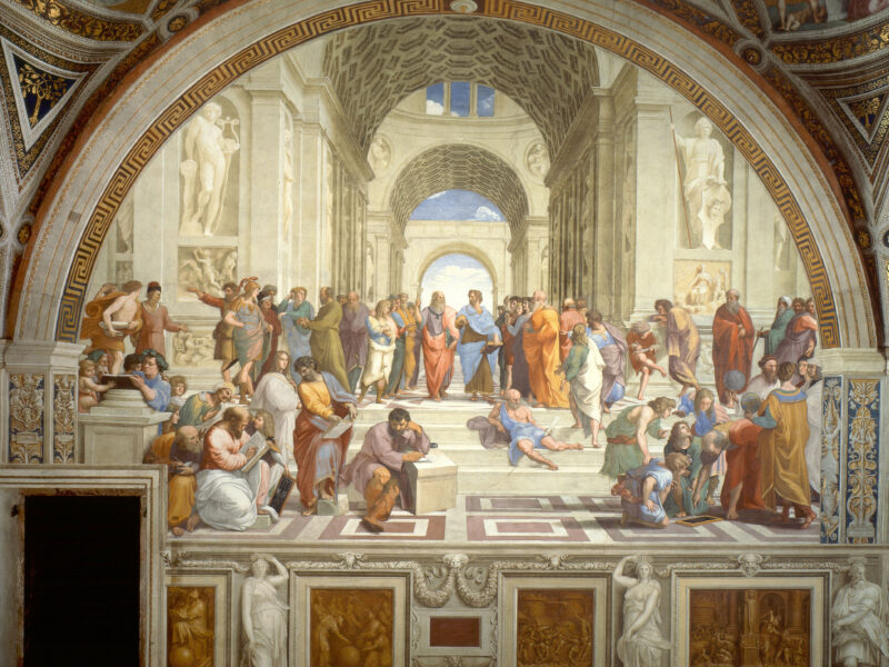 De school van Athene van Rafaël