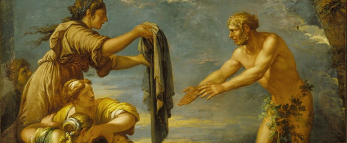 De Phaiaakse prinses Nausikaä helpt de aangespoelde Odysseus van https://collections.lacma.org/node/229643